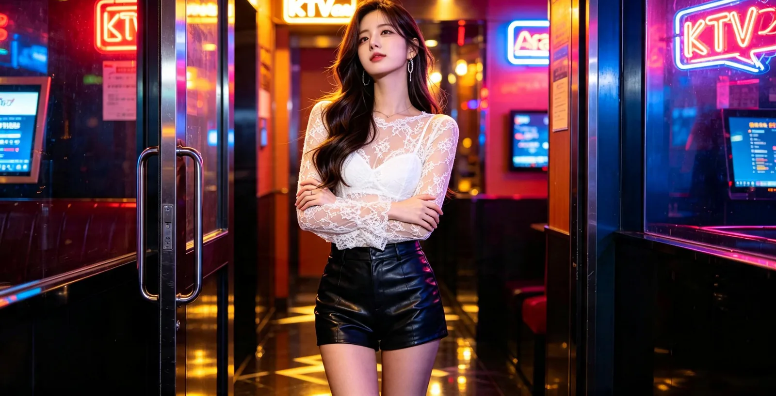 해운대가라오케 KTV 입구